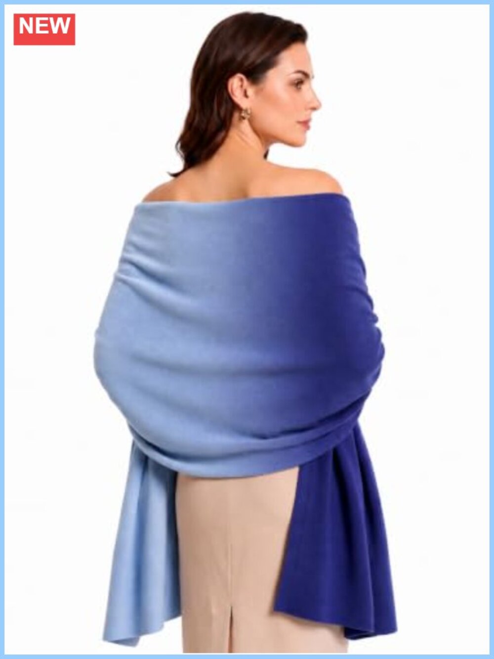 Thick Warm Knit Shawl Wrap Winter Wedding Pashmina 78x26